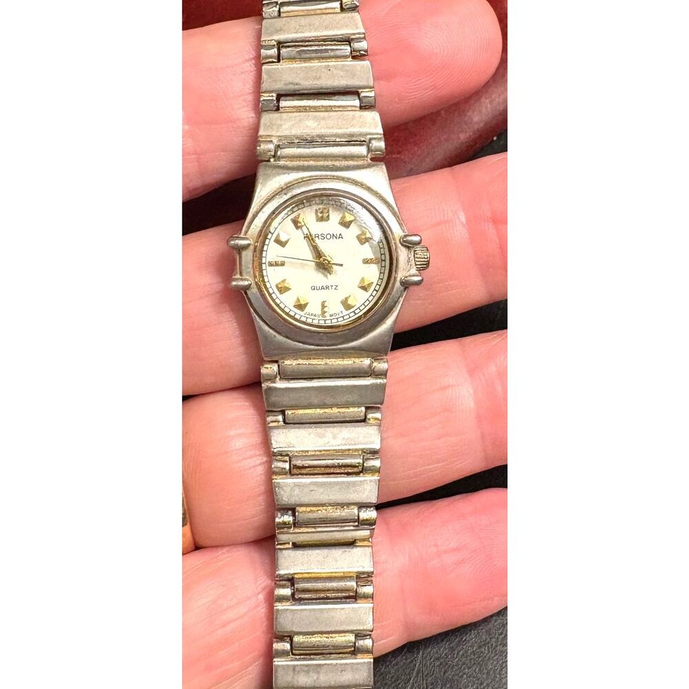 Women's 25mm SilverTone Persona Quartz Watch